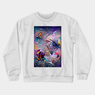 Scattered Geometric Crewneck Sweatshirt